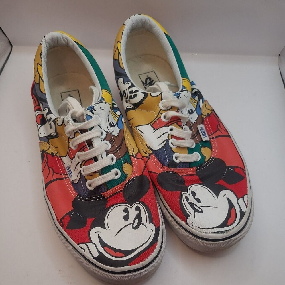 Vans Disney Mickey Mouse Shoes Mens 9/ Womens 10.5
